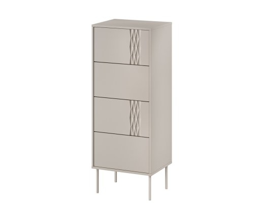 Cama 4S TRESSE chest of drawers 50x40x125 cashmere matt