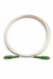 Tb Fiber Optic Patchcord SC-SC APC 1m white