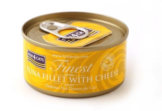 FISH4CATS Tun fillet with cheese - wet cat food - 70g