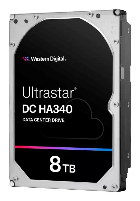 HDD WESTERN DIGITAL Serial ATA 3.5 " Buffer 256 MB 7200 RPM 8 TB Ultrastar DC HA340 0B47078