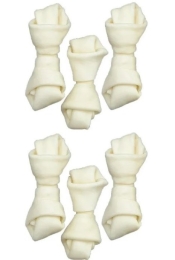 ZOLUX Knotted white bone - chew for dog - 54g