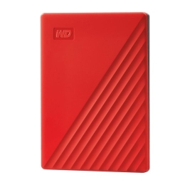 External HDD WESTERN DIGITAL My Passport 2TB USB 2.0 USB 3.0 USB 3.2 Colour Red WDBYVG0020BRD-WESN