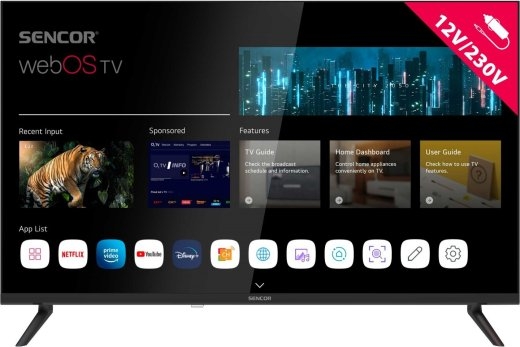 Sencor TV SLE 32 inches 32S830WB Smart webOS 12V BT5.0