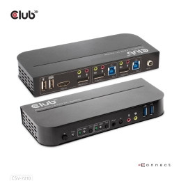 VIDEO SWITCH KVM DP/HDMI/CSV-7210 CLUB3D