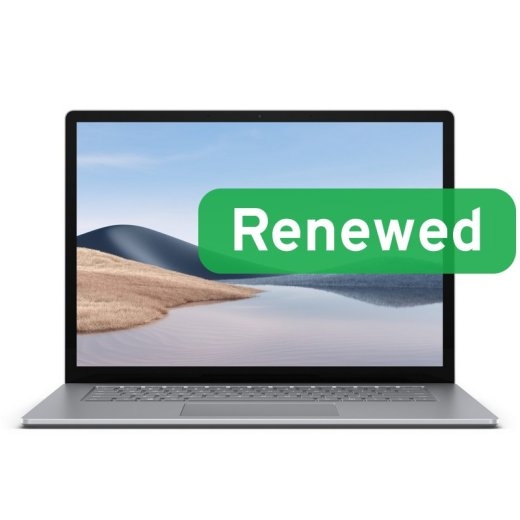 Microsoft Renewed Grade B Surface Laptop 4 Platinum 15 " i7-1185G7 8 SSD 256 Intel Iris Xe Graphics Windows 11 Pro Keyboard language US