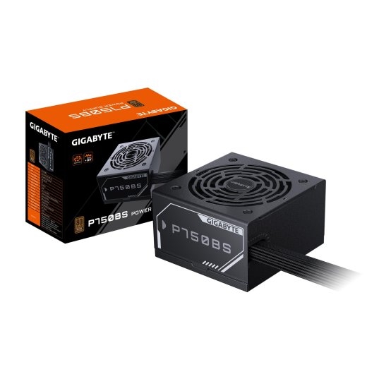Power Supply GIGABYTE GP-P750BS 750 Watts Efficiency 80 PLUS BRONZE PFC Active MTBF 100000 hours