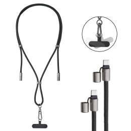 CABLE USB-C TO USB-C 1.65M/LANYARD BLACK 7991000 INTENSO