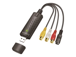 Logilink USB 2.0 A/V grabber, USB-A/M to 3x RCA + Mini-DIN 5/F, Windows 11 VG0030A
