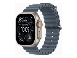 Apple Watch Ultra 3 GPS + Cellular 49mm Natural Titanium Case with Anchor Blue Ocean Band Apple
