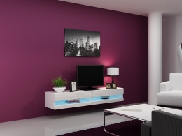 Cama TV stand VIGO NEW 30/180/40 white/white gloss