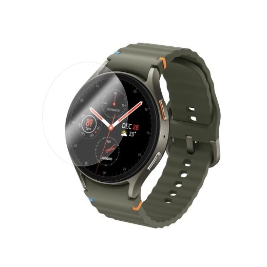 Fixed Protective tempered glass for smartwatch Samsung Galaxy Watch 7 (44mm), 2 pcs Clear
