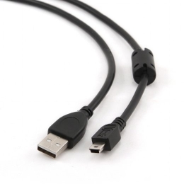 Cablexpert Premium quality mini-USB cable CCF-USB2-AM5P-6