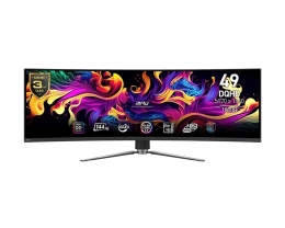 Msi Monitor MPG 491CQP QD-OLED 49 inches/LED/QD-OLED/Curved/144Hz/Black