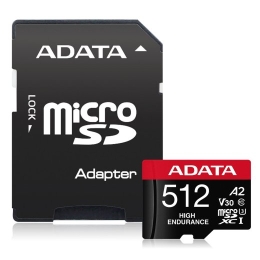 ADATA High Endurance 512 MicroSDXC UHS-I Class 10