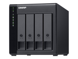 QNAP High-performance Desktop SATA 6Gbps JBOD Storage Enclosure TL-D400S Black