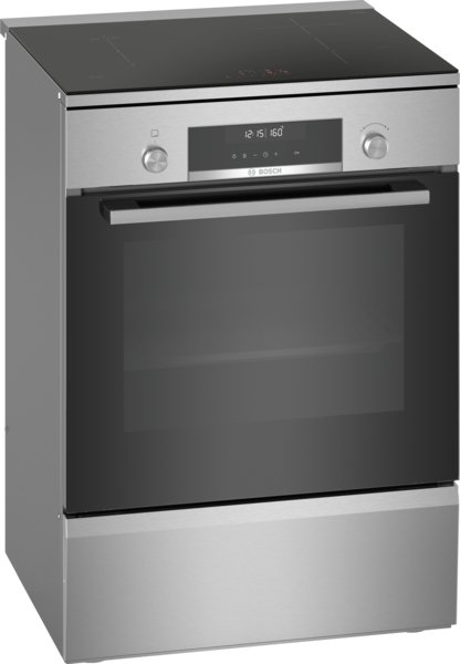 Bosch Cooker HLS79Y351U Series 6 Hob type Induction Oven type Electric Stainless Steel Width 60 cm Grilling LCD Depth 60 cm 63 L