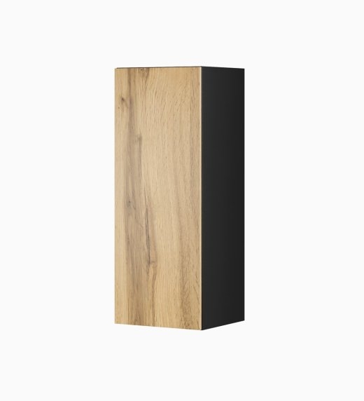 Cama cabinet VIGO "90" full 90/35/32 black/wotan oak