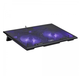 COOLING PAD MS COOL D10 5 BLACK LED 2X USB