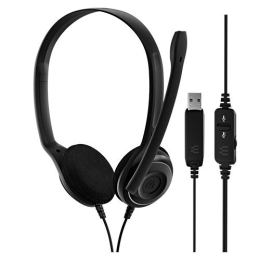 PC 8 USB Stereo Headset for Computer with Remote Control