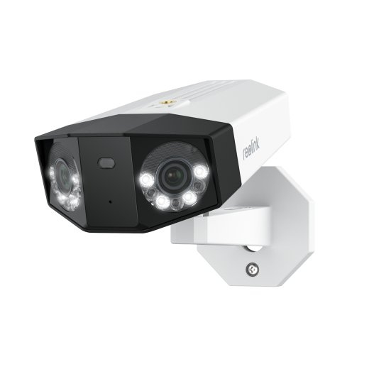 Reolink Dual-Lens PoE Security Camera with 180° Panoramic View Duo Series P750 Bullet 16 MP 2.8mm/F1.6 Power over Ethernet (PoE) IP67 H.265 Micro S...