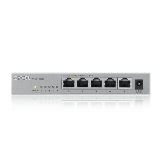 Zyxel XMG-105 Unmanaged 2. Ethernet (100/1000/2500) Grey