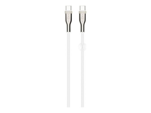 Fixed Braided Cable, 100W FIXDB-CC12-WH White