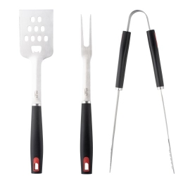 Adler Grill Utensil Set with Carrying Case AD 6727 Grill Cutlery Set 4 pc(s) Stainless Steel/Black