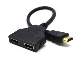 Dual port passive splitter HDMI