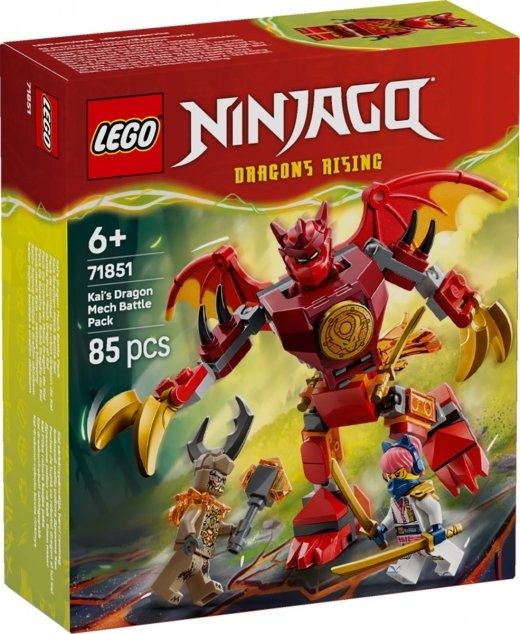 Blocks Ninjago 71851 Kais Dragon Mech Battle Pack