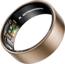 Ultrahuman Ring Air Brushed Rose Gold Size 10 Smart Ring