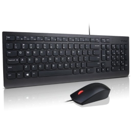 Lenovo Essential Keyboard and Mouse Combo Wired US Euro Black