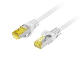 LANBERG PATCHCORD S/FTP CAT.6A 0.25M GRAY 100% CU LSZH
