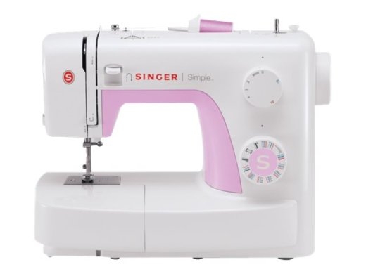 Singer SIMPLE 3223 Number of stitches 23 Number of buttonholes 1 White/Pink