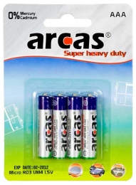 Arcas AAA/R03 Super Heavy Duty 4 pc(s)