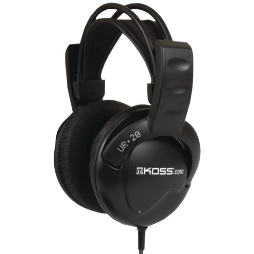 Koss Headphones DJ Style UR20 Wired On-Ear Black Noise canceling