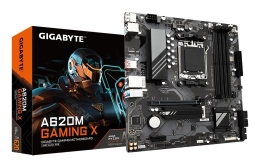 GIGABYTE A620M GAMING X Motherboard - Supports AMD Ryzen 8000 CPUs, 8+2+1 Phases Digital VRM, up to 8000MHz DDR5 (OC), 1xPCIe 4.0 M.2, GbE LAN, USB...