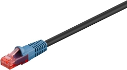 CAT 6 Outdoor-patch cable U/UTP 94389 Prewired, unshielded LAN cable with RJ45 plugs for connecting network components; Double-layer polyethylene j...