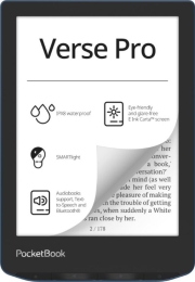 PocketBook Verse Pro e-book reader Touchscreen 16 Wi-Fi Black, Blue