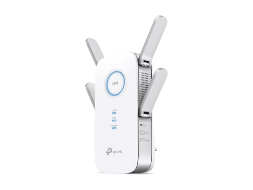 TP-LINK AC2600 Wi-Fi Range Extender RE650 802.11ac 2.4GHz/5GHz 800+1733 Mbit/s 10/100/1000 Mbit/s Ethernet LAN (RJ-45) ports 1 MU-MiMO Yes no PoE A...