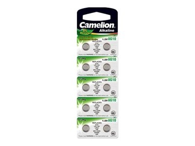 Camelion AG10/LR54/LR1130/389 Alkaline Buttoncell 10 pc(s)