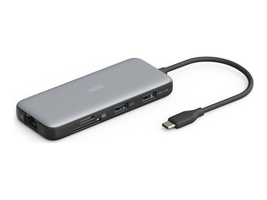 Digitus USB-C docking station, 7-port DA-70914 Ethernet LAN (RJ-45) ports 1 HDMI ports quantity 1
