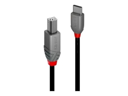 Cable Lindy USB 2.0 Typ C to B Anthra Line 0,5m