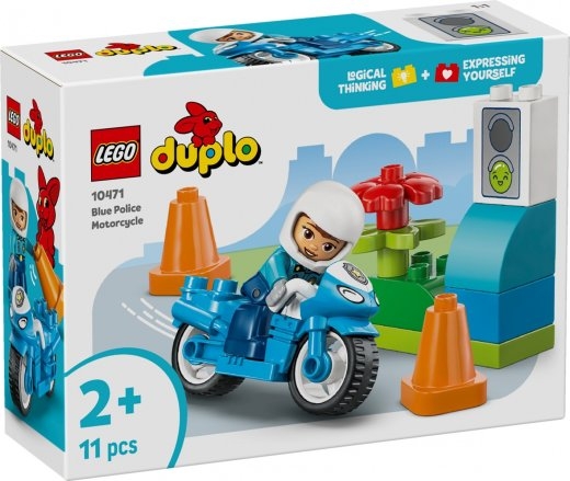 LEGO DUPLO 10471 Blue Police Motorcycle