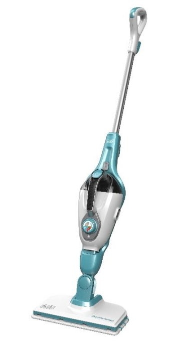 BLACK & DECKER Steam cleaner FSMH1321-QS Power 1300 W Steam pressure 2.5 bar Water tank capacity 0.5 L White/Aqua
