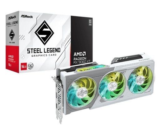 Graphics Card ASROCK AMD Radeon RX 9060 XT 16 GDDR6 128 bit PCI Express x16 5.0 Active RX9060XTSL16GO