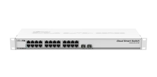 Switch MIKROTIK CSS326-24G-2S+RM Rack mounting Yes Form factor 1U 24xRJ-45 ports RJ-45 Ports Type Gigabit Ethernet (10/100/1000) 2xSFP+ module slot...