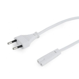 CABLE POWER 1.8M/WHITE PC-184/2-W GEMBIRD