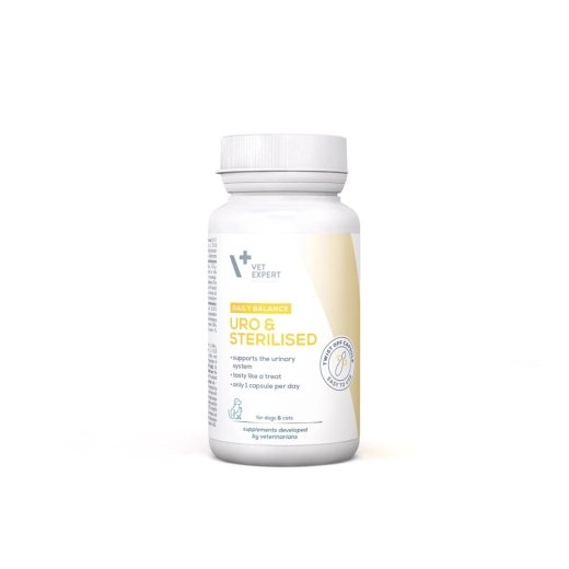 VETEXPERT Uro & Sterilised - supplements for dogs and cats - 30 pcs