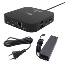 i-tec Docking Station USB-C 2x HDMI Dock PD + Charger 100W