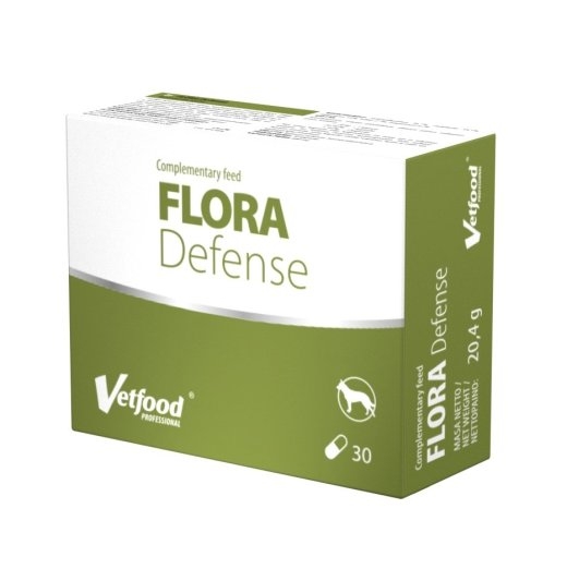 VETFOOD Flora Defense - supplements for dogs and cats - 30pcs